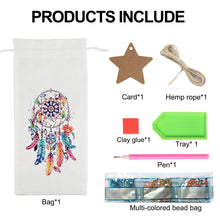 Load image into Gallery viewer, Diamond Art Wine Bottle Bags Covers Creative Diamond Painting Wine Wrapping Bags
