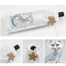 Load image into Gallery viewer, Diamond Art Wine Bottle Bags Covers Creative Diamond Painting Wine Wrapping Bags

