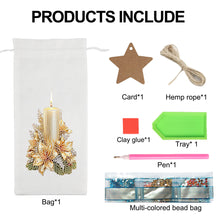 Load image into Gallery viewer, Diamond Art Wine Bottle Bags Covers Creative Diamond Painting Wine Wrapping Bags
