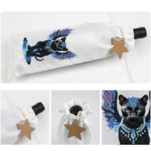 Load image into Gallery viewer, Diamond Art Wine Bottle Bags Covers Creative Diamond Painting Wine Wrapping Bags
