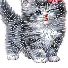 Load image into Gallery viewer, Cat DIY Diamond Art Pendant Kit Diamond Painting Hanging Pendant for Wall Window
