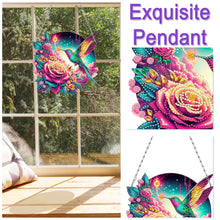 Load image into Gallery viewer, Acrylic Special Shape Beach Parrots DIY Diamond Art Pendant Kit for Wall Window
