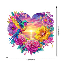 Load image into Gallery viewer, Acrylic Special Shape Beach Parrots DIY Diamond Art Pendant Kit for Wall Window
