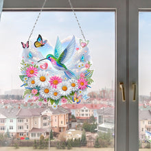 Load image into Gallery viewer, Acrylic Special Shape Beach Parrots DIY Diamond Art Pendant Kit for Wall Window
