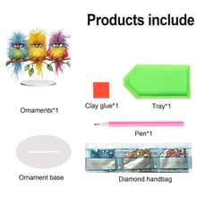 Load image into Gallery viewer, Special Shaped Bird On Branch 5D DIY Diamond Art Tabletop Decorations for Adults

