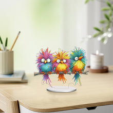 Load image into Gallery viewer, Special Shaped Bird On Branch 5D DIY Diamond Art Tabletop Decorations for Adults
