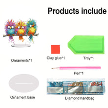 Load image into Gallery viewer, Special Shaped Bird On Branch 5D DIY Diamond Art Tabletop Decorations for Adults
