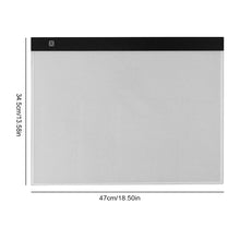 Load image into Gallery viewer, LED Light Box Tracing Light Pad 3 Level Dimmable LED Art Tracing Pad for Tracing
