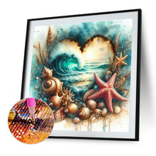 Load image into Gallery viewer, Diamond Painting - Full Round - Starfish On The Beach (30*30CM)
