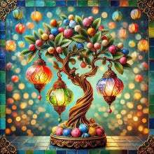 Load image into Gallery viewer, Diamond Painting - Full Square - Lantern Tree (30*30CM)
