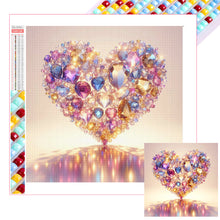 Load image into Gallery viewer, Diamond Painting - Full Square - Glittering Heart (30*30CM)
