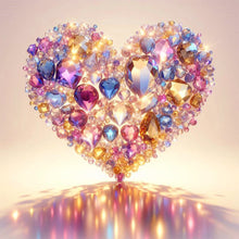 Load image into Gallery viewer, Diamond Painting - Full Square - Glittering Heart (30*30CM)
