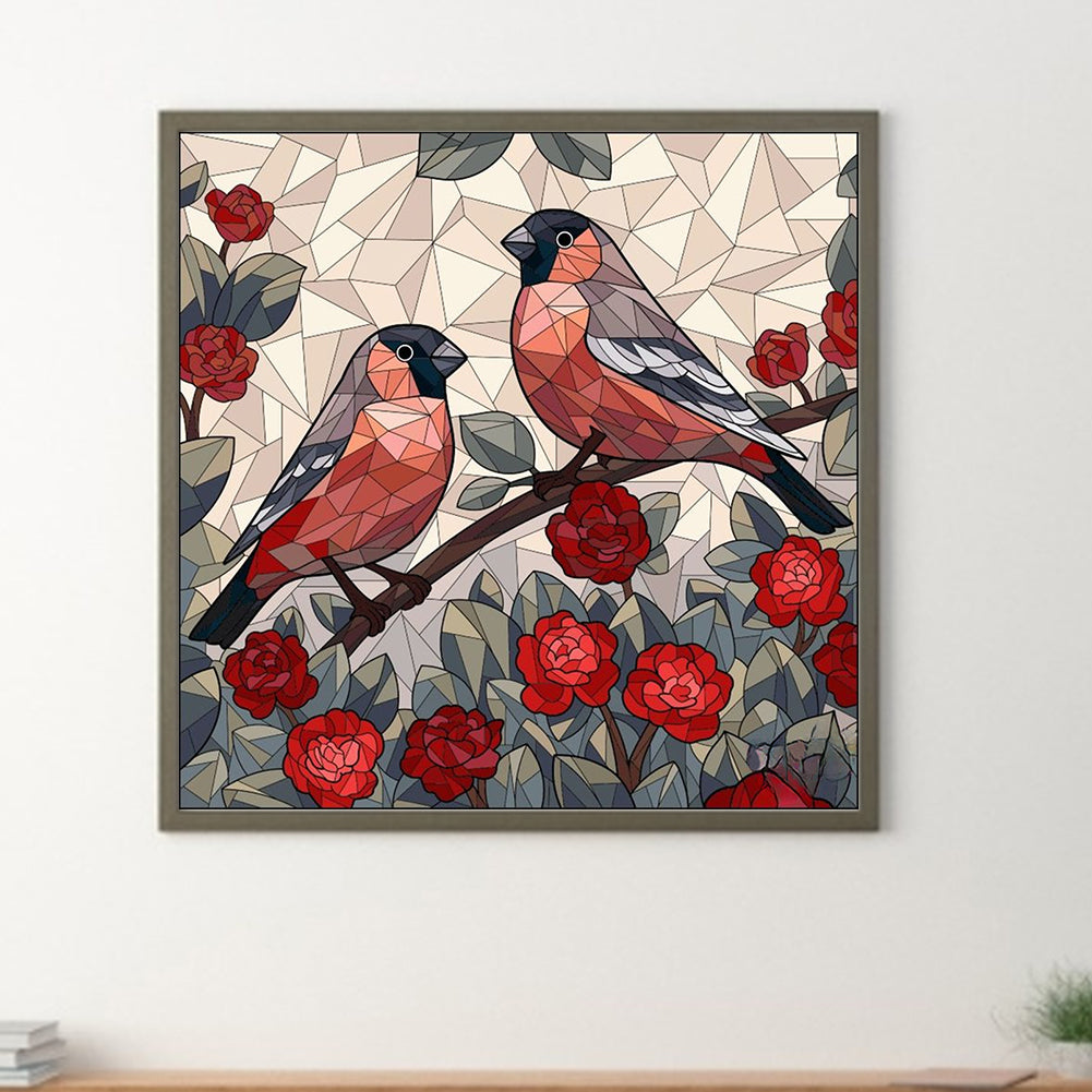 Diamond Painting - Full Round - Glass Bird (40*40CM)