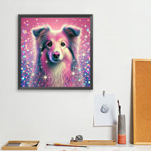 Load image into Gallery viewer, Diamond Painting - Full Square - Shining Diamond Shetland Sheepdog (40*40CM)
