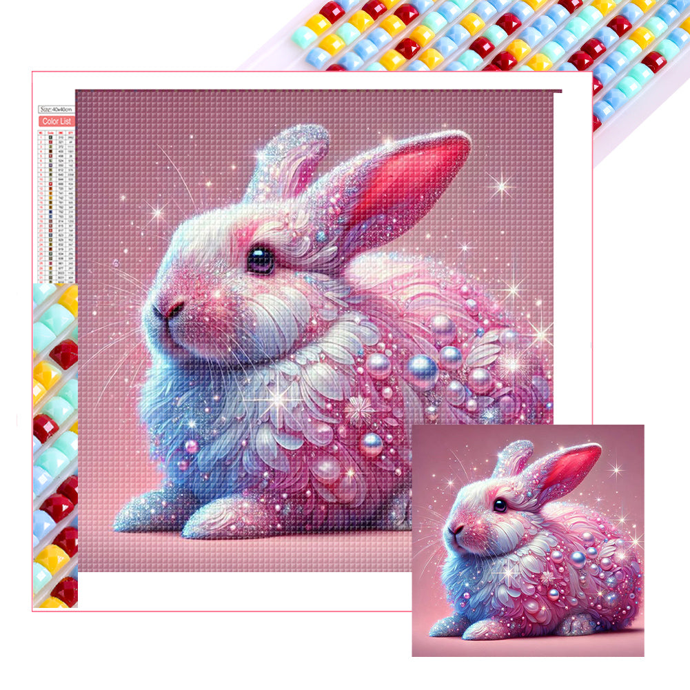 Diamond Painting - Full Square - Shining Diamond Rabbit (40*40CM)