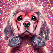 Load image into Gallery viewer, Diamond Painting - Full Square - Shining Diamond Dog (40*40CM)
