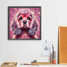Load image into Gallery viewer, Diamond Painting - Full Square - Shining Diamond Dog (40*40CM)
