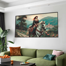 Load image into Gallery viewer, Diamond Painting - Full Square - Horse-Riding Woman (70*40CM)
