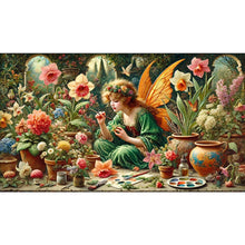 Load image into Gallery viewer, Diamond Painting - Full Square - Flower Fairy (70*40CM)
