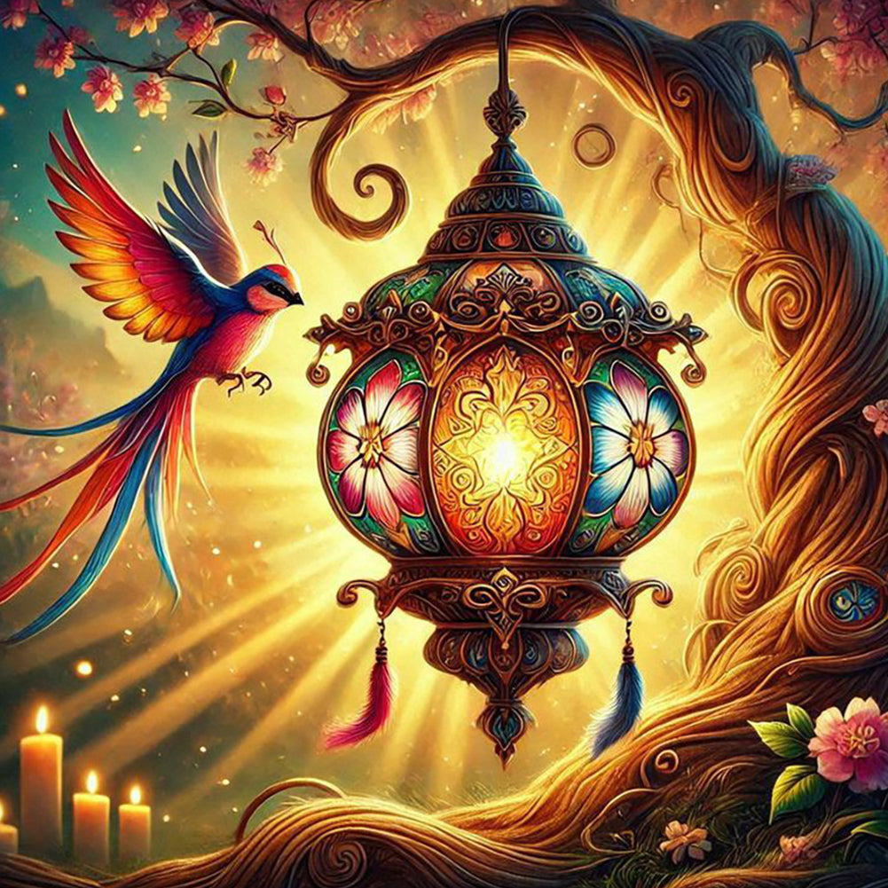 Diamond Painting - Full Round - Atmosphere Lantern (40*40CM)