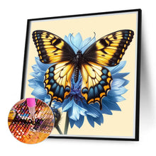 Load image into Gallery viewer, Diamond Painting - Full Round - Blue Butterfly (40*40CM)
