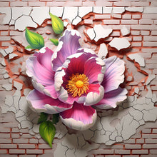 Load image into Gallery viewer, Diamond Painting - Full Round - Wall Peony (40*40CM)
