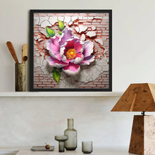 Load image into Gallery viewer, Diamond Painting - Full Round - Wall Peony (40*40CM)
