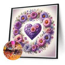 Load image into Gallery viewer, Diamond Painting - Full Round - Heart Wreath (40*40CM)
