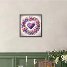 Load image into Gallery viewer, Diamond Painting - Full Round - Heart Wreath (40*40CM)

