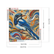 Load image into Gallery viewer, Diamond Painting - Full Round - Blue Bird (40*40CM)
