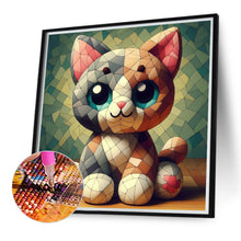 Load image into Gallery viewer, Diamond Painting - Full Round - Crocodile Cat (40*40CM)
