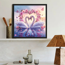 Load image into Gallery viewer, Diamond Painting - Full Round - Swan (40*40CM)
