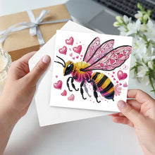 Load image into Gallery viewer, 6Pcs Animals DIY Diamond Painting Greeting Card Kit with Envelope for Friend

