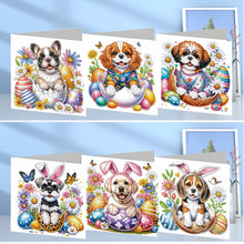 Load image into Gallery viewer, 6Pcs Animals DIY Diamond Painting Greeting Card Kit with Envelope for Friend
