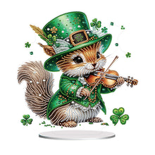 Load image into Gallery viewer, Acrylic Special Shape Bear Diamond Painting Desktop Decors for Home Office Decor
