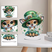 Load image into Gallery viewer, Acrylic Special Shape Bear Diamond Painting Desktop Decors for Home Office Decor
