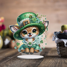 Load image into Gallery viewer, Acrylic Special Shape Bear Diamond Painting Desktop Decors for Home Office Decor
