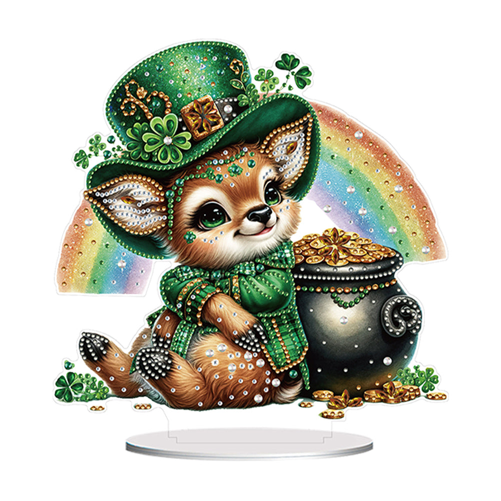 Acrylic Special Shape Bear Diamond Painting Desktop Decors for Home Office Decor