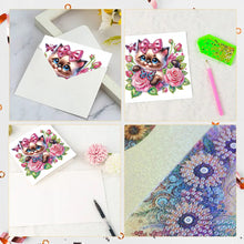 Load image into Gallery viewer, 6pcs Diamond Painting Greeting Cards DIY Diamond Art Cards Handmade Arts Crafts
