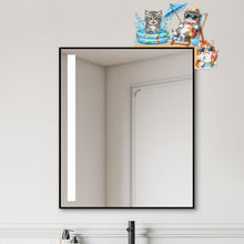 Load image into Gallery viewer, Butterfly Girl Flowers Diamond Art Door Right Angle Sign for Indoor Outdoor Wall
