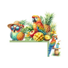 Load image into Gallery viewer, Butterfly Girl Flowers Diamond Art Door Right Angle Sign for Indoor Outdoor Wall
