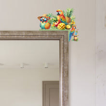 Load image into Gallery viewer, Butterfly Girl Flowers Diamond Art Door Right Angle Sign for Indoor Outdoor Wall
