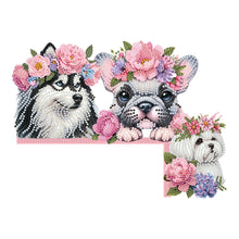 Load image into Gallery viewer, Butterfly Girl Flowers Diamond Art Door Right Angle Sign for Indoor Outdoor Wall
