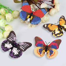 Load image into Gallery viewer, 6Pcs Butterfly DIY Diamond Painting Decorative Stickers Set with Light DIY Gifts
