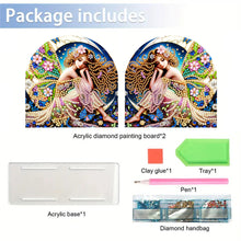 Load image into Gallery viewer, Acrylic DIY 5D Diamond Art Painting Napkin Holder Set Diamond Art Napkin Stand
