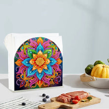 Load image into Gallery viewer, Acrylic DIY 5D Diamond Art Painting Napkin Holder Set Diamond Art Napkin Stand
