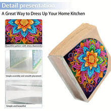 Load image into Gallery viewer, Acrylic DIY 5D Diamond Art Painting Napkin Holder Set Diamond Art Napkin Stand
