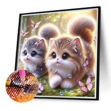 Load image into Gallery viewer, Diamond Painting - Full Round - Double Cat (40*40CM)
