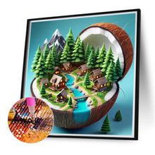 Load image into Gallery viewer, Diamond Painting - Full Round - Coconut Town (40*40CM)
