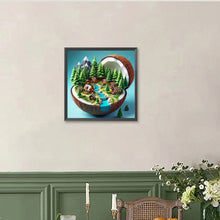 Load image into Gallery viewer, Diamond Painting - Full Round - Coconut Town (40*40CM)
